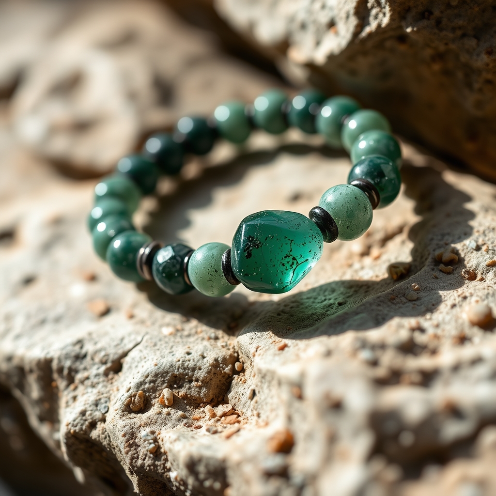 Photo : Découvrez les vertus du seraphinite bracelet en 2026