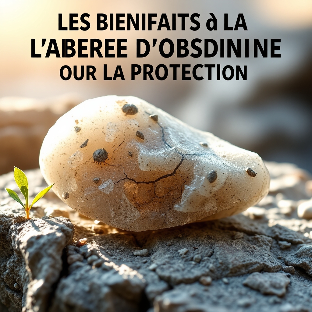 Photo : Les 7 bienfaits de la pierre d'obsidienne pour la protection : Guide complet 2024