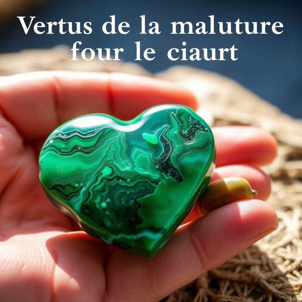 Photo : Vertus de la pierre de malachite pour le cœur : 5 bienfaits traditionnels pour le bien-être
